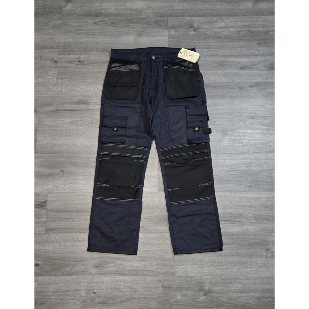 Utility Carpenter Cargo Work Pant Construction Heavy-Duty Work Trousers 32x30
